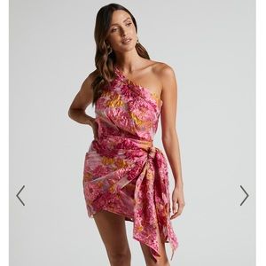 Showpo Brailey One Shoulder Dress